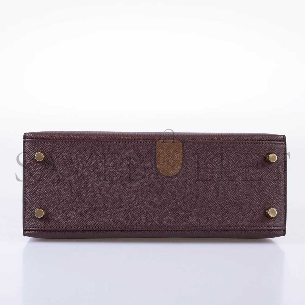 H**mes kelly 25 sellier rouge epsom with gold hardware (25*17*7cm)